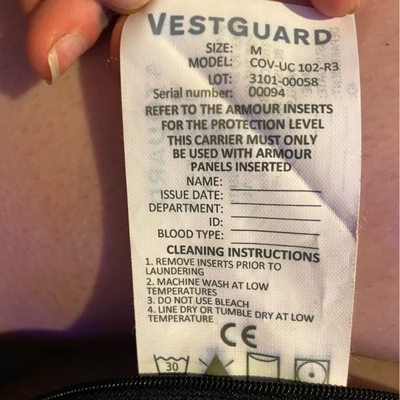 ❌❌SOLD❌❌Vestguard stab proof vest - Picture 3 of 8